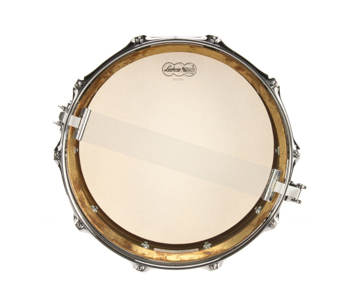 Ludwig 14" x 6.5" Raw Brass Snare Drum (LB464R), Ludwig, Snare Drums, Drum Lounge, 14" x 6.5", Brass, LB464R