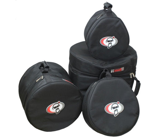 Protection Racket New Nutcase Set 2 (24 X 18 Bass) (16 X 16 Floor) (14 X 6.5 Snare) (12 X 9 Tom), Protection Racket, Black, Bags & Cases