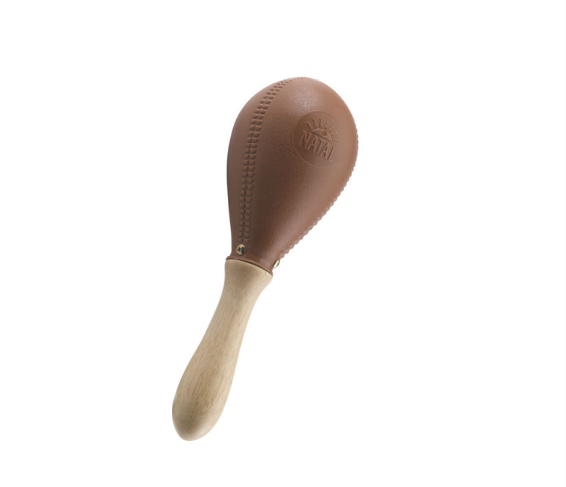 Natal Brown Small Plastic Maracas