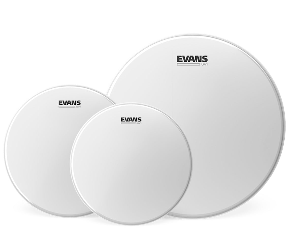 Evans UV1 Coated Tom Pack-Standard (12", 13", 16")