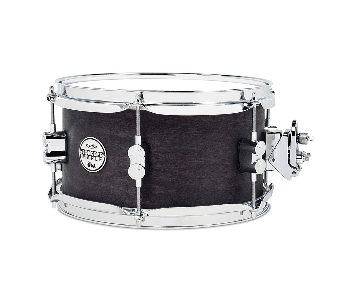PDP Concept Series Black Wax 12" x 6" Snare Drum, PDP Pacific Drums, DW Drum Workshop, Snare Drums, Black Wax, Concept Series, Concept Maple, 12" x 6"