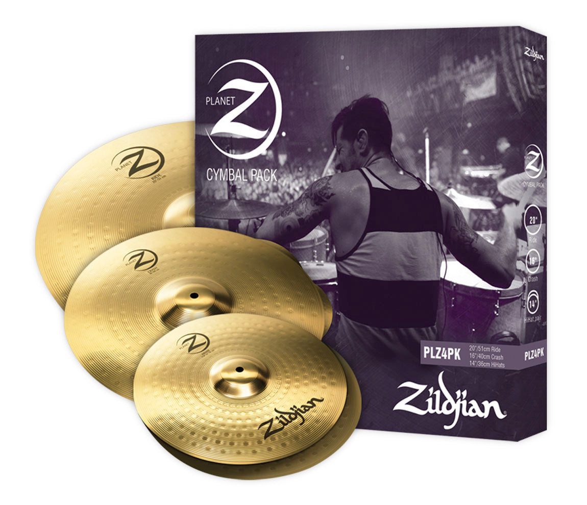 Zildjian Planet Z Complete Pack (14" HI-HAT, 16" CRASH, 20" RIDE)