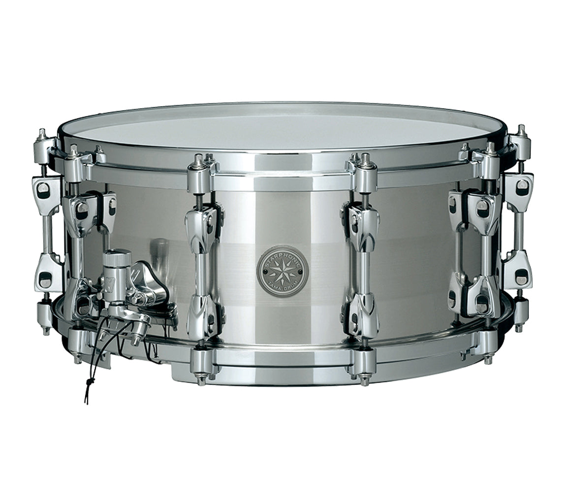 TAMA Starphonic 14" x 6" Stainless Steel Snare Drum, Tama, Snare Drums, Stainless Steel, 14" x 6", Drum Lounge