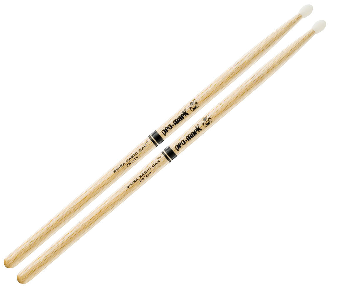 Pro-Mark Shira Kashi White Oak 747 Nylon Tip Drumsticks (PW747N)