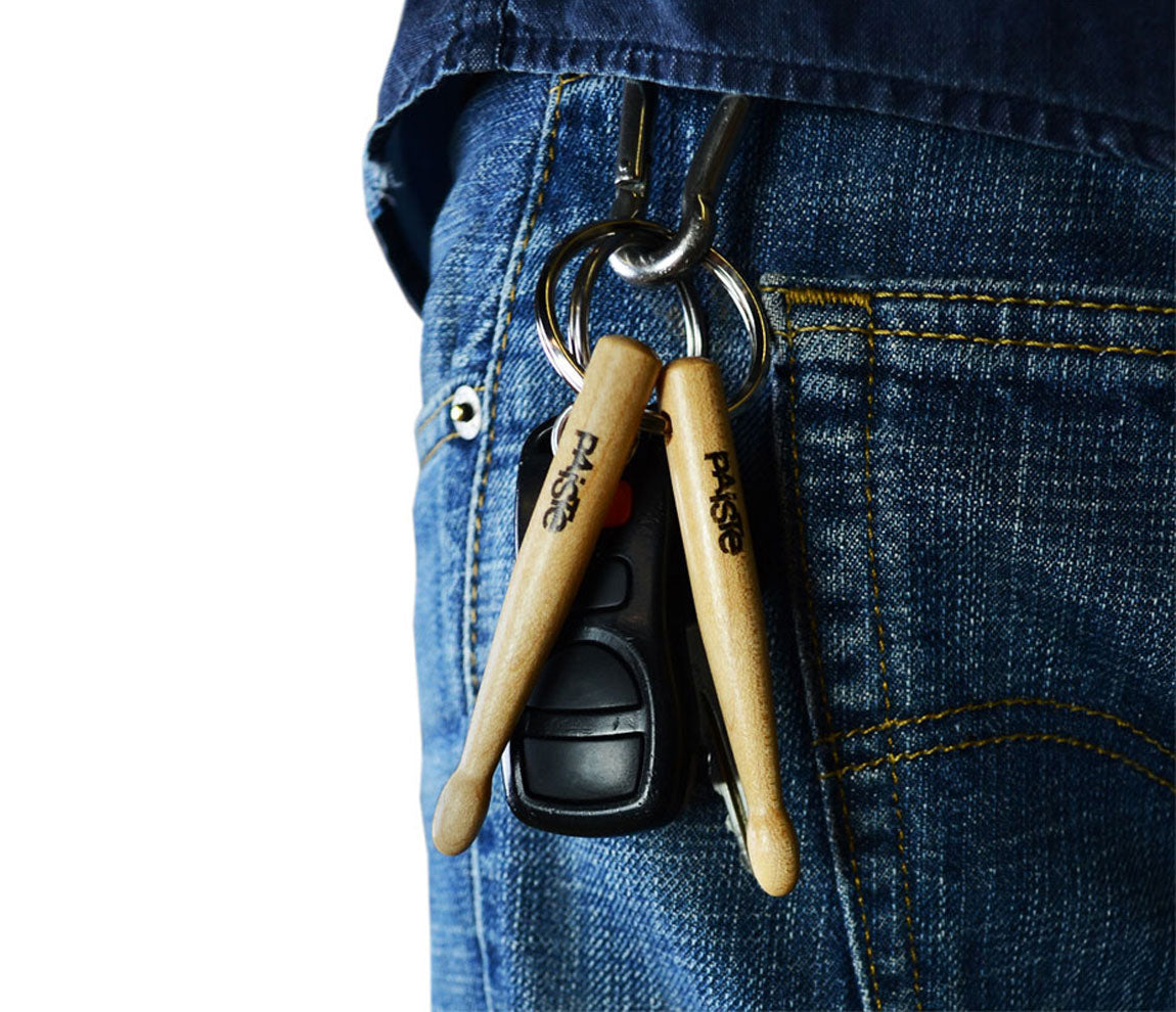 Paiste Drumstick Key Ring, Paiste, Merchandise, Merch, Other Parts & Accessories, Bits and Bobs, Natural
