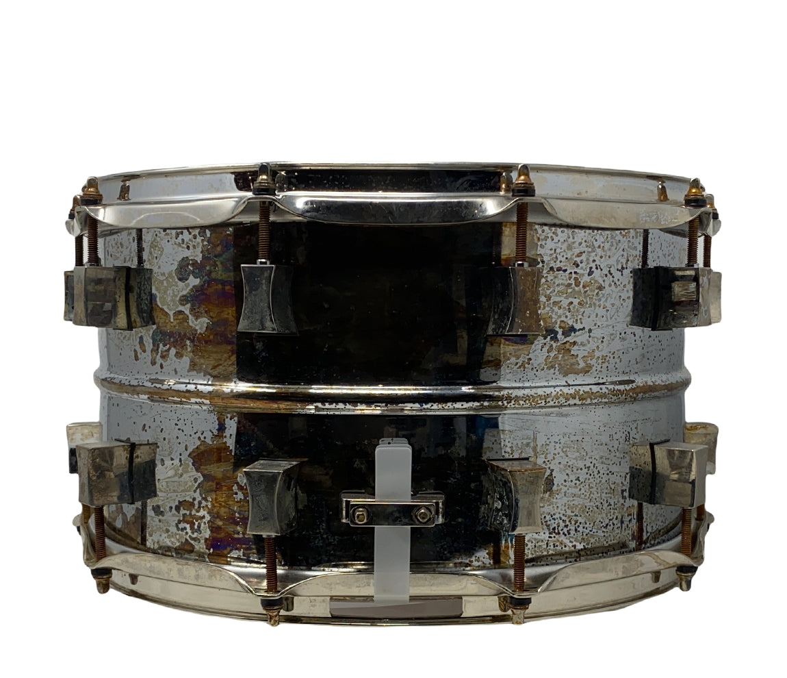 Pork Pie 'The Relic' 14" x 8" 'AGED' Steel Shell Snare Drum