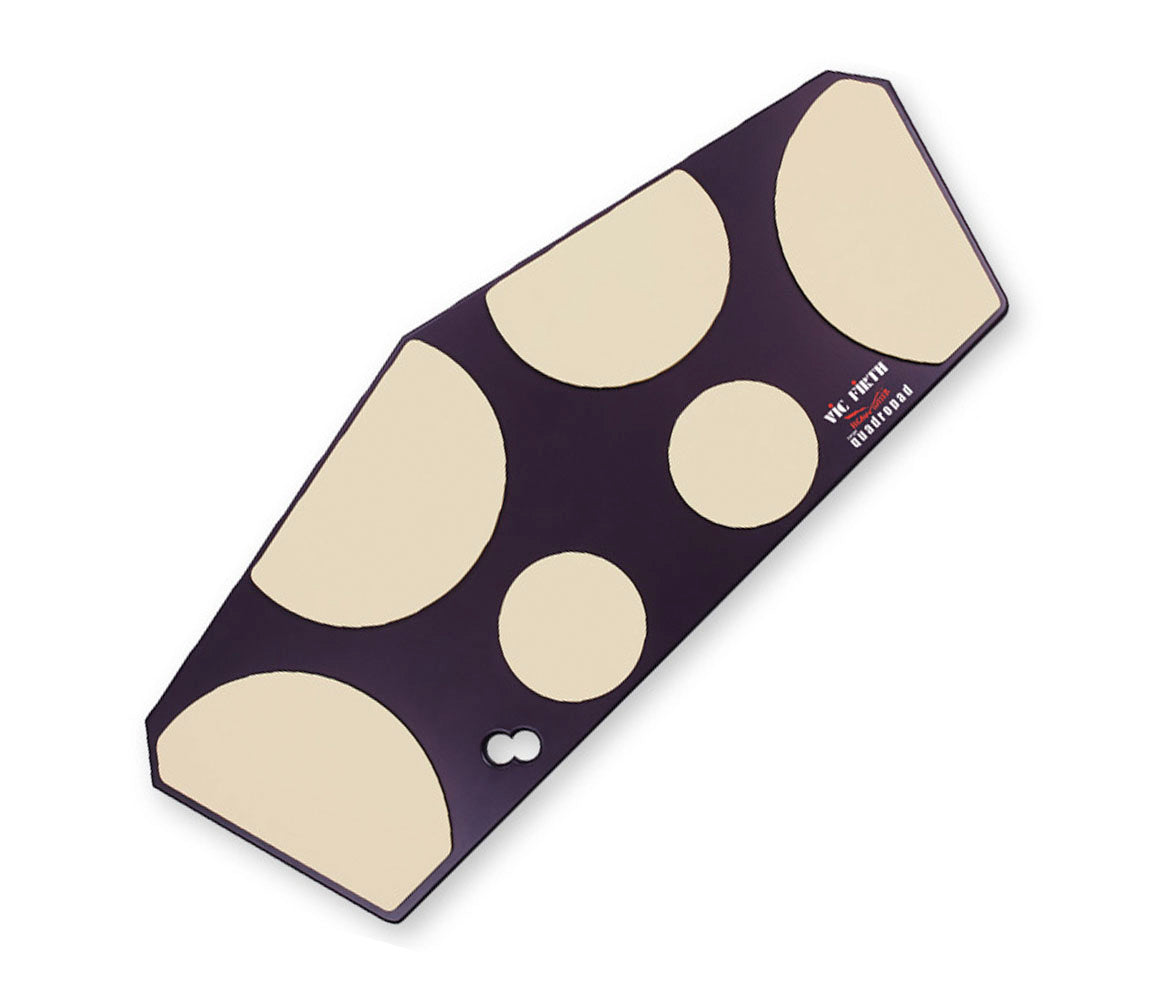 Vic Firth Heavy Hitter Large Quadropad Practice Pad, Vic Firth, Practice Pads, 6", 10", 12", 13", 14", Practicing Essentials