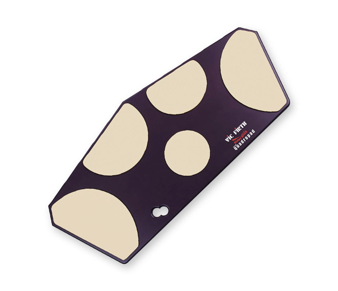 Vic Firth Heavy Hitter Small Quadropad Practice Pad, Vic Firth, Practice Pads, 6", 8", 10", 12", 13", Practicing Essentials