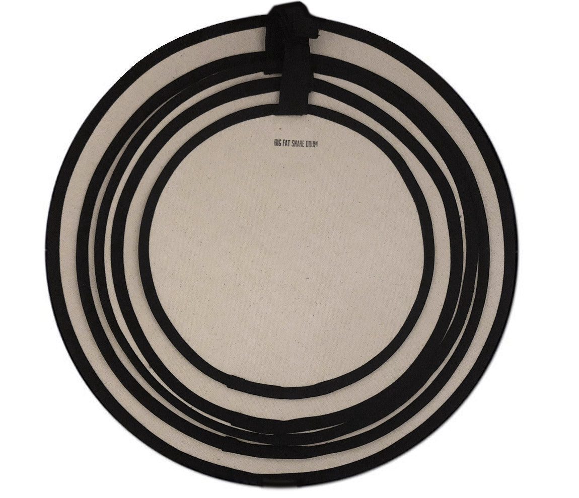 BIG FAT SNARE DRUM - QUESADILLAS 4 PACK, 10", 12", 14", 16" W/CLOTH WEIGHTED RING