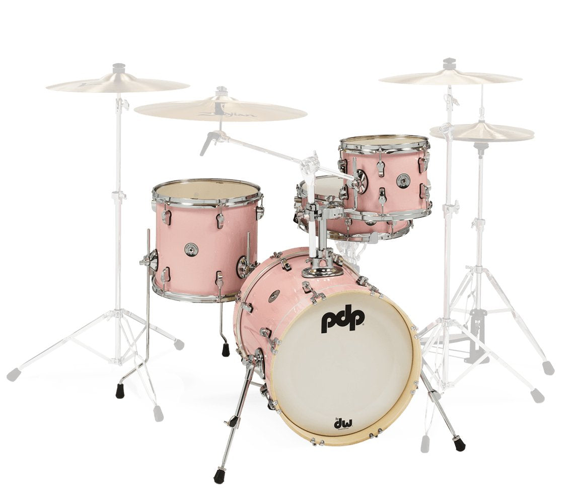 PDP By DW New Yorker 4-Piece 16" Shell Set in Pale Rose