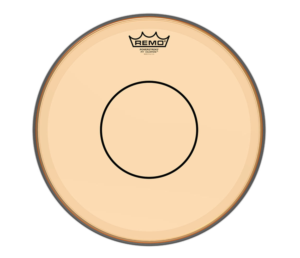 Remo 14" Powerstroke 77 Orange Colortone Batter Drum Head, Remo, Remo Colortone, Orange, 14"
