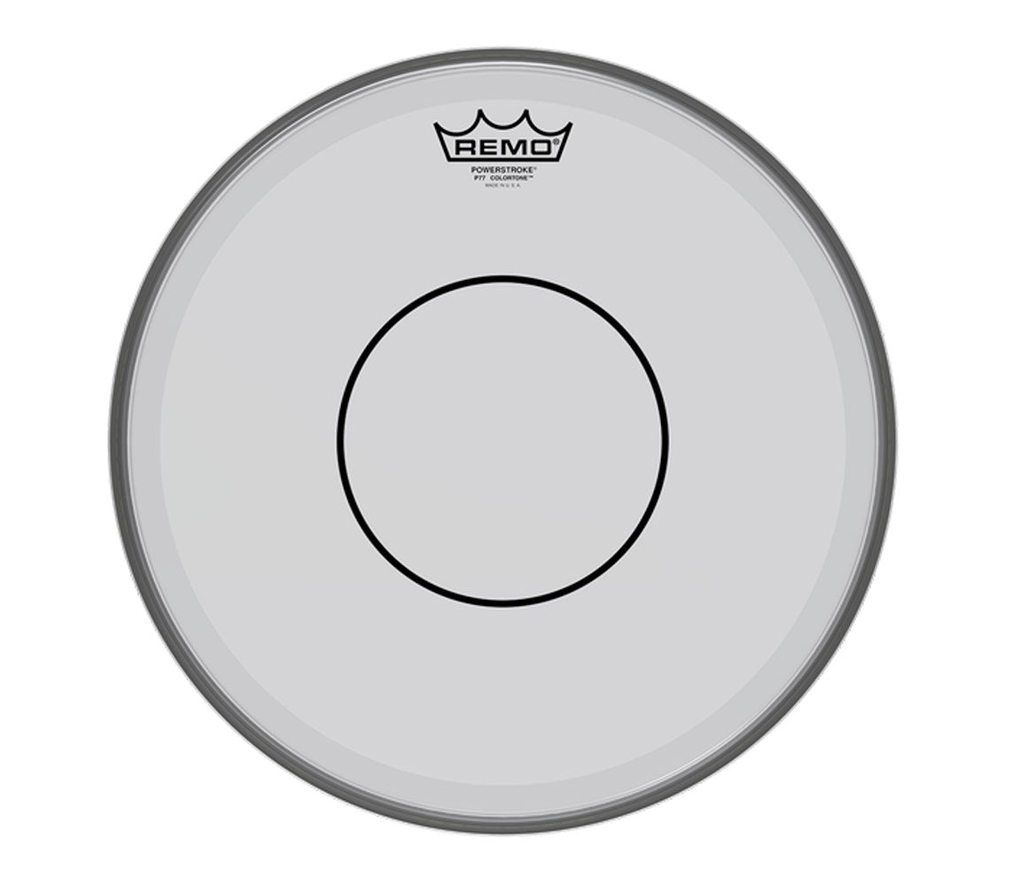 Remo 13" Powerstroke 77 Smoke Colortone Batter Drum Head, Remo, Reo Colortone, Smoke, 13"