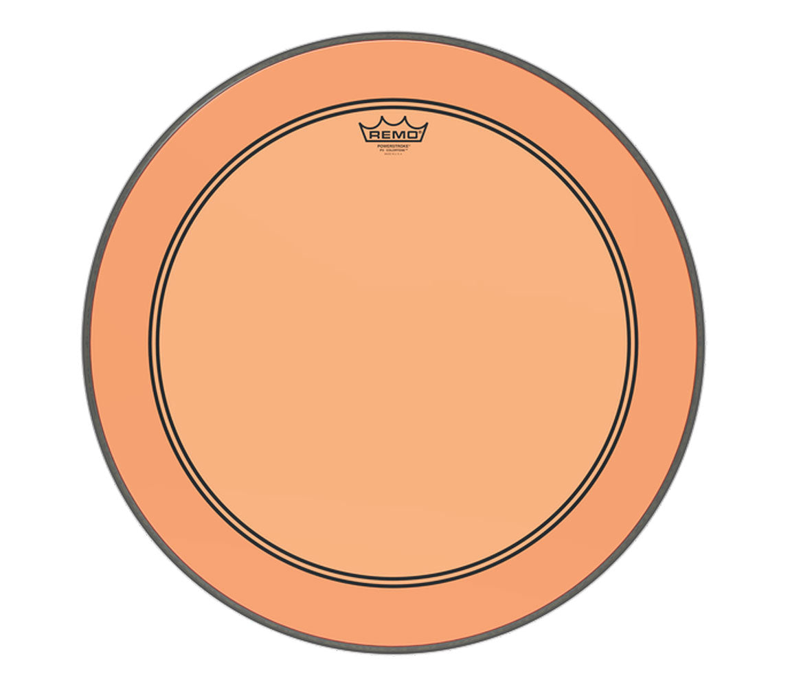 Remo 26" Powerstroke 3 Orange Colortone Batter Drum Head, Remo, Remo Colortone, Orange, 26"