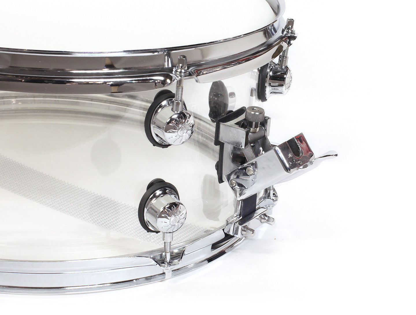 Natal Arcadia Transparent Clear Acrylic Snare Drum Throw Off