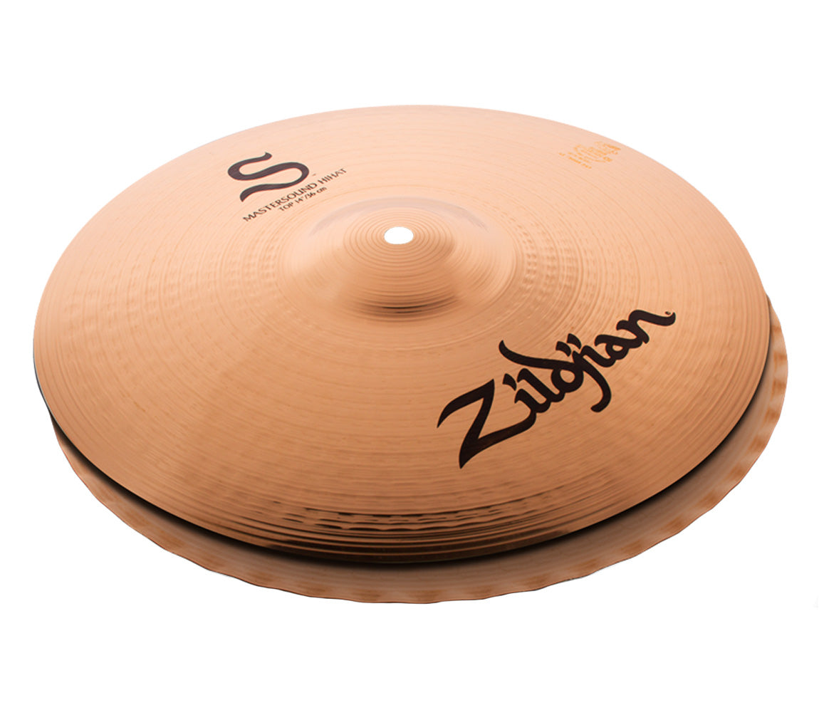 Zildjian 14" S Mastersound Hi Hat Pair, Zildjian, 14", Hi Hat Cymbals, Hi-Hats, Cymbals, Cymbal Room, Medium