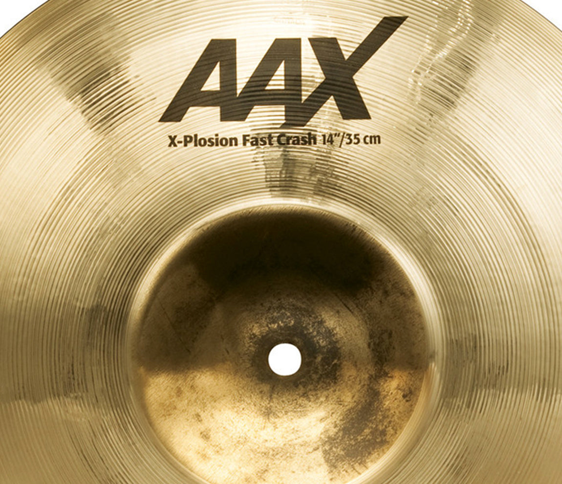 Sabian, Crash Cymbals, 14", Sabian AAX Series, Sabian AAX 14" X-Plosion Fast Crash, Brilliant Finish
