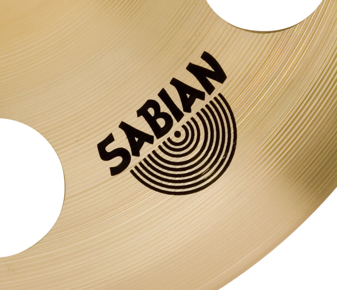 Sabian, Crash Cymbals, 16", Sabian AAX Series, Sabian AAX 16" O-Zone Crash, Brilliant Finish