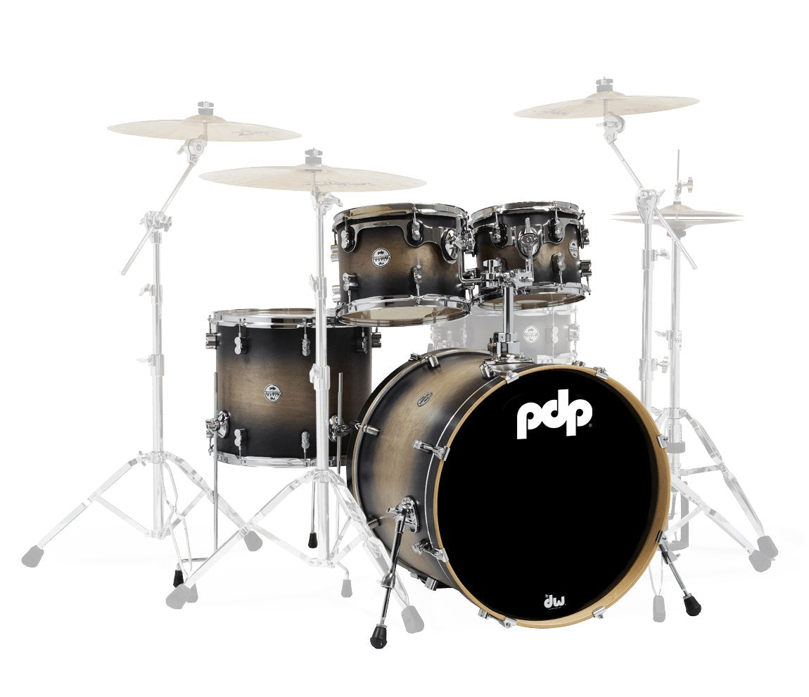 PDP By DW Concept Maple 20" 4PC Shell Pack in Satin Charcoal Burst