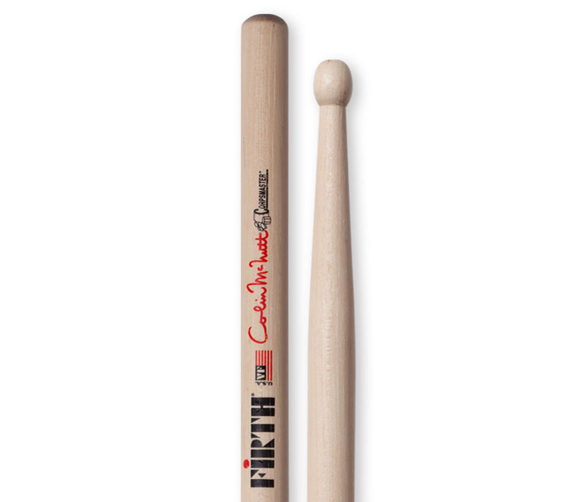 Vic Firth Corpsmaster® Signature Snare Sticks -- Colin McNutt, Vic Firth, Drumsticks, Hickory