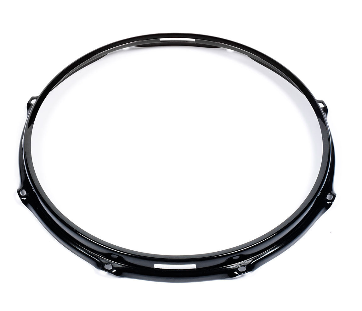 S-Hoop 14" Black Drum Hoop (Various Lug Sizes), S-Hoop, Drum Hoops, Black