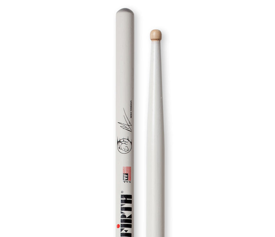 Vic Firth Signature Series -- Mike Terrana Drumsticks, Vic Firth, Drumsticks, Hickory, White