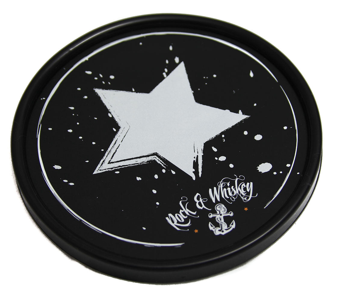 RAW Star Rock Out Practice Pad, RAW, RAW Drum Co, Practice Pads, 6", Small, Star Rock Out Pad