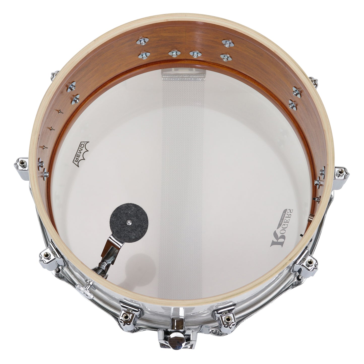 Rogers SuperTen 14" x 6.5" Wood Shell Snare Drum in Red Onyx