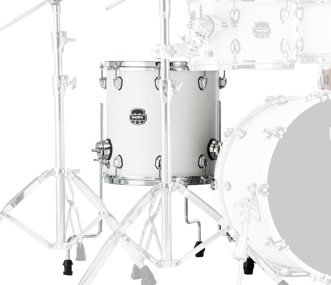 Mapex Saturn Classic 14" x 14" Floor Tom In Satin White