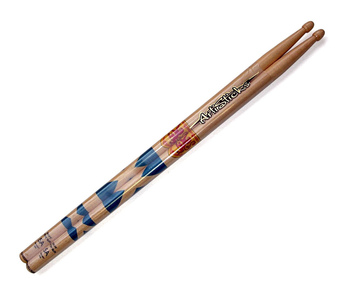 Hot Sticks Scottish Flag Artisticks Series, Hot Sticks, Drumsticks, Scotland, Scottish Flag, Artisticks, 5A
