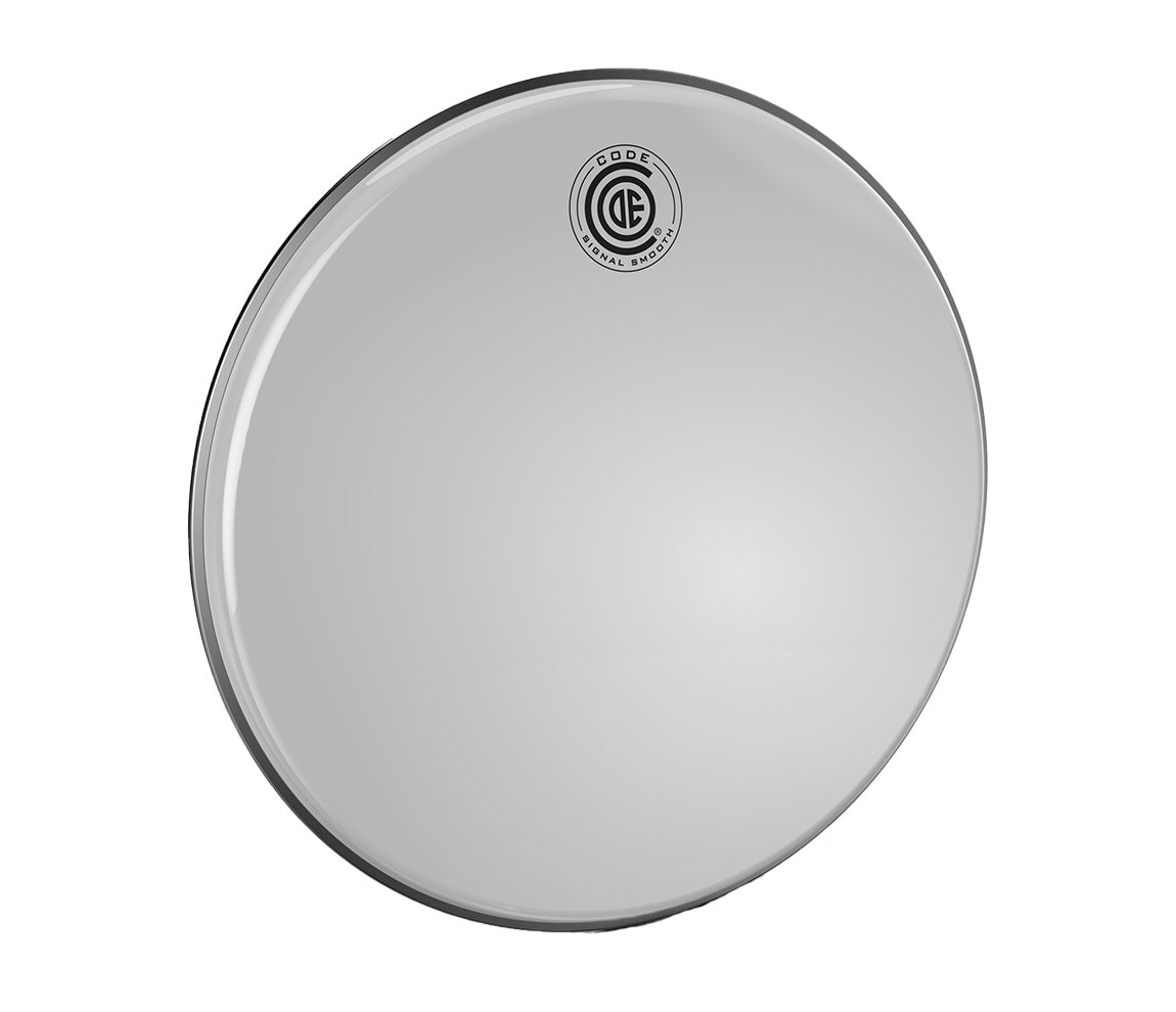 Code 13" Signal Smooth White Tom Head