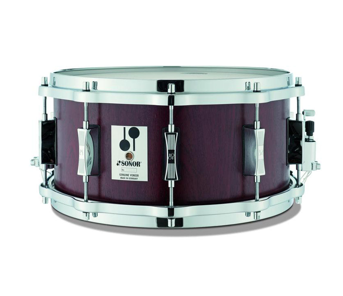 Sonor Phonic Re-Issue D 516 MR 14" x 6.5" Snare Drum, Sonor, Snare Drums, Sonor Phonic Series, 14" x 6.5", Beech, Mahogany