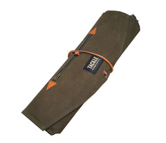 TACKLE WAXED CANVAS ROLL UP STICK CASE (FOREST GREEN)