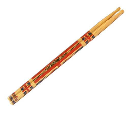 Hot Sticks Union Jack Drumsticks Artisticks Series