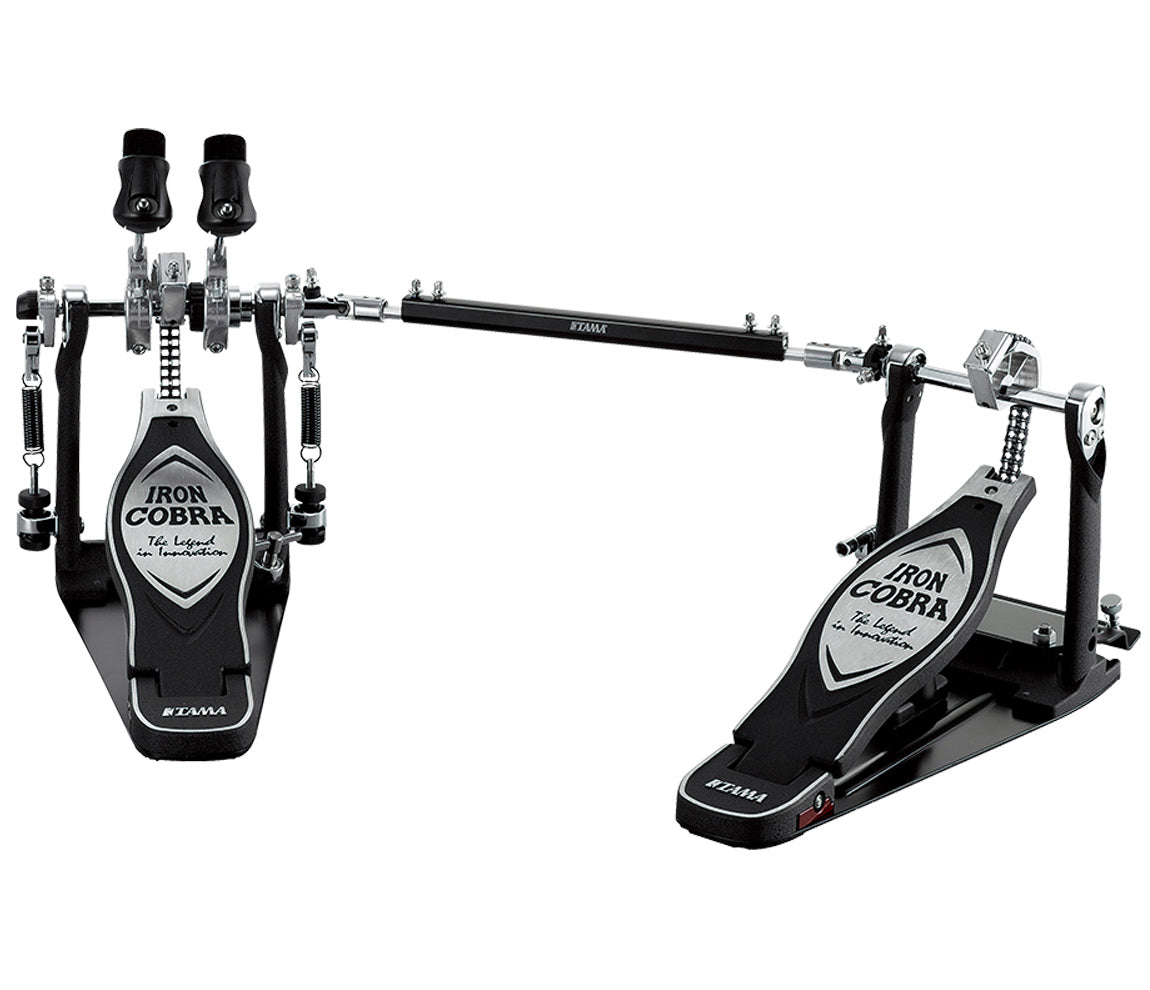 TAMA Iron Cobra Twin Bass Drum Pedal - w/Case - Left Footed, Tama, Double Bass Drum Pedals, Bass Drum Pedals