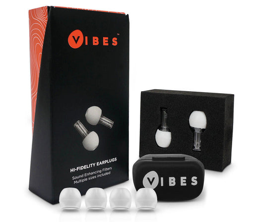 Vibes Hi-Fidelity Ear Plugs, Vibes, Ear Plugs, Ear Protection, Clear