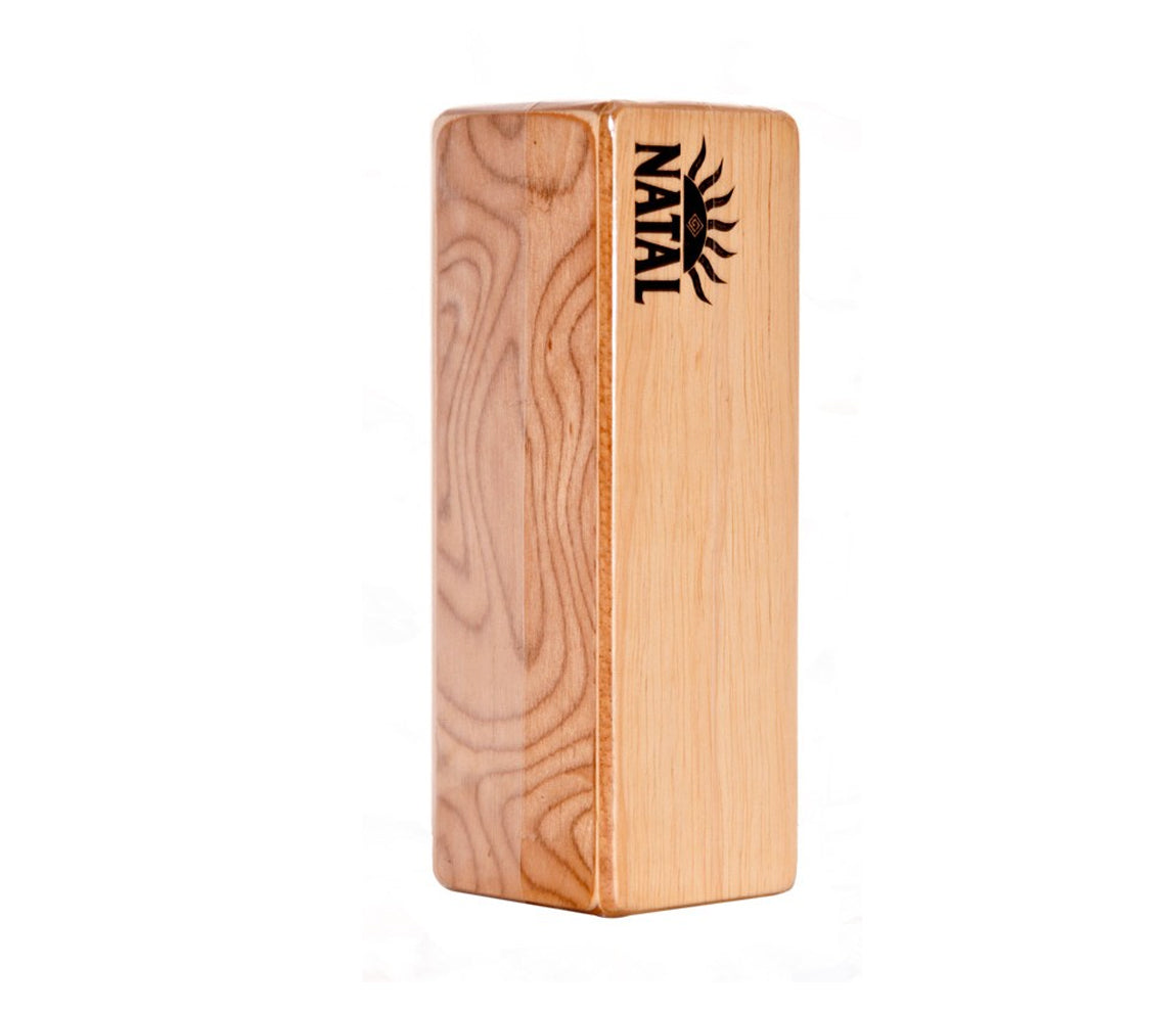 Natal Medium Mucha Burl Oblong Shaker, WSK-OB-M-MB, Vendor: Natal, Type: Shakers & Maracas, Oblong Wood Shaker, Finish: Mucha Burl