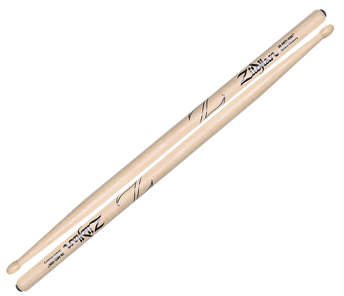 Zildjian 5B Anti-Vibe Drum Sticks, Zildjian, Drumsticks