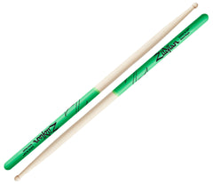 Zildjian Super 7A Maple Green Dip Drum Sticks