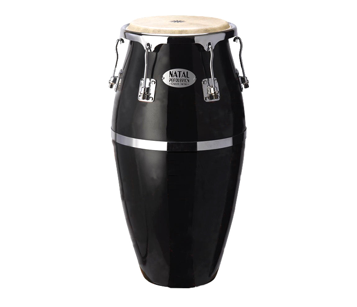 Natal Fibreglass Conga - Black, Natal, Congas, Black, Natal Classic Series