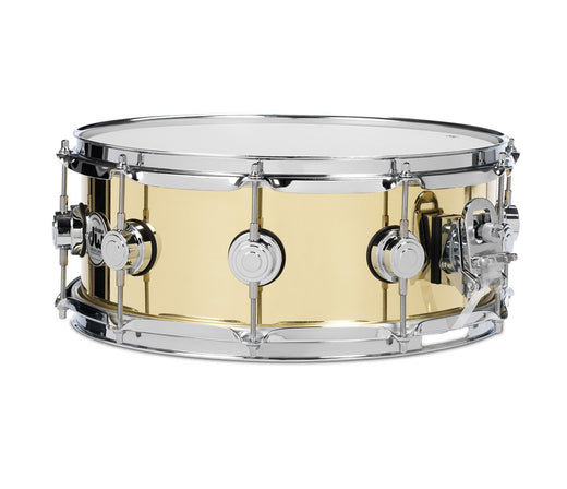 Brass Collector's Series Snare Polished Brass with Chrome Hardware