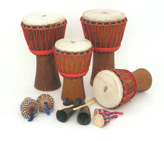Bucara Djembe Drumming Kit  -  for 10 players