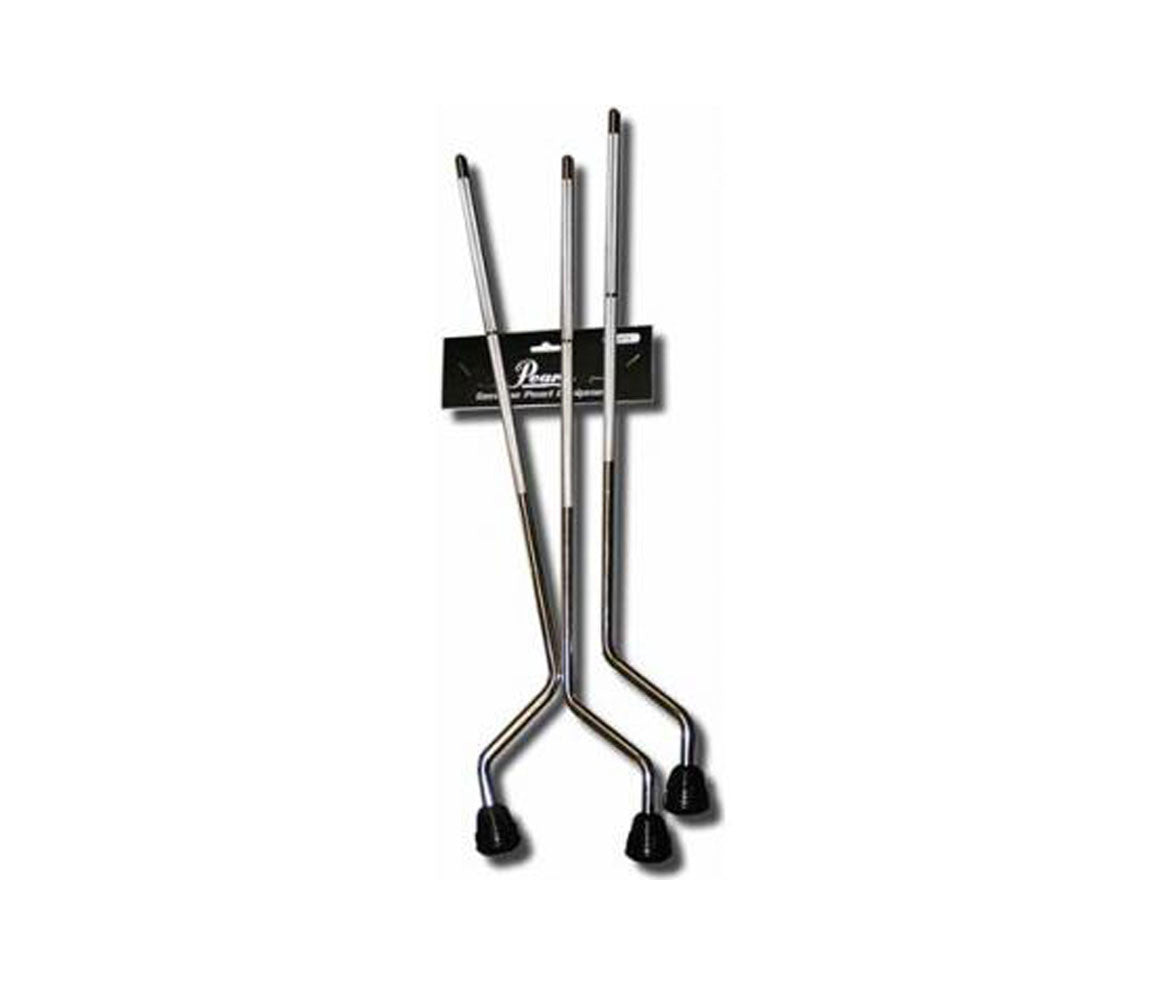 SAFIGLE 3pcs Floor Tom Floor Tom Legs Metal Floor Tom Drum Legs - Anti-Slip Replacement Feet For Drum Set