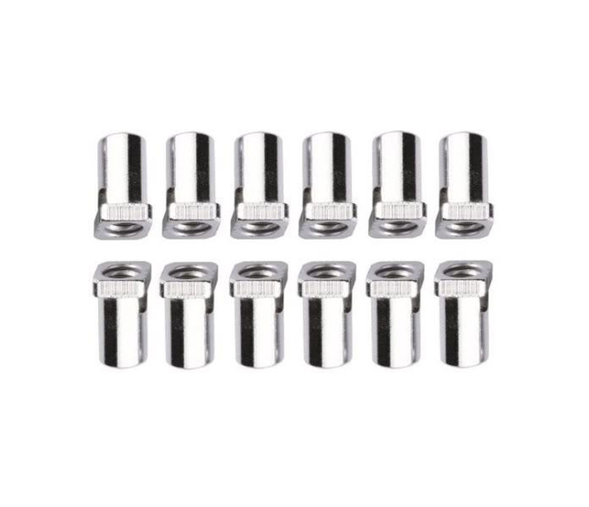 Pearl DC-5BN-2-12 Lug Nuts M6 for Stainless Steel Tension Rods