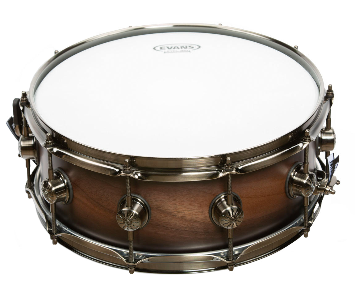 Natal Originals Walnut 14" x 5.5" Snare Drum in Vintage Burst, Natal, Snare Drum, Vintage Burst, Walnut, 14" x 5.5", Drum Lounge