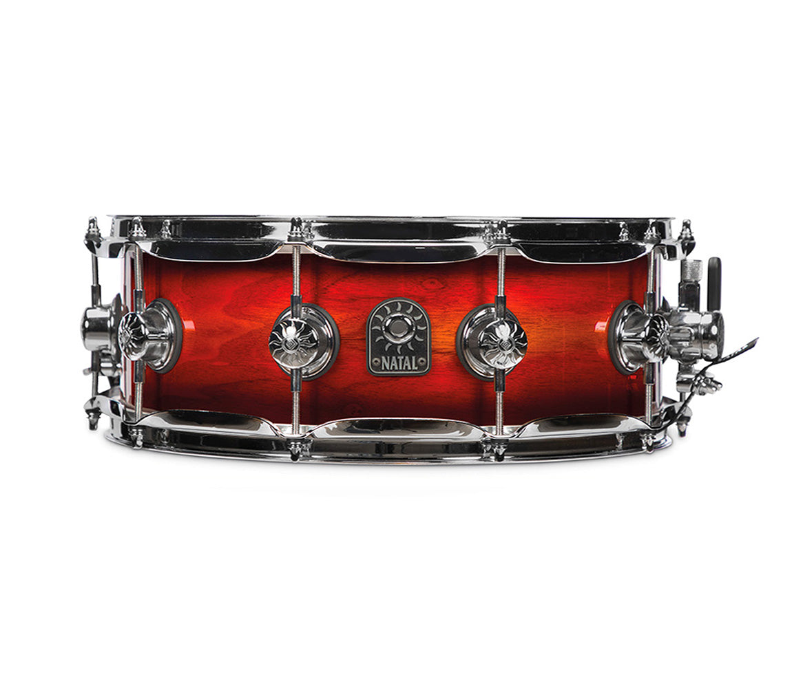 Natal Originals Walnut 14" x 5.5" Snare Drum in Sunburst, Natal, Snare Drum, Sunburst, 14" x 5.5", Drum Lounge
