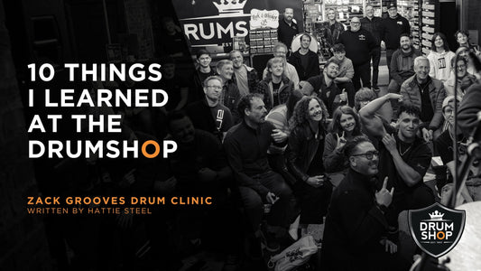 10 Things I Learned at the Drumshop : Zack Grooves Drum Clinic