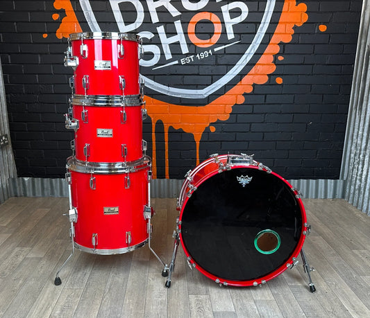 Pre-Loved Pearl World Series 22" 4-Piece Shell Pack in Red