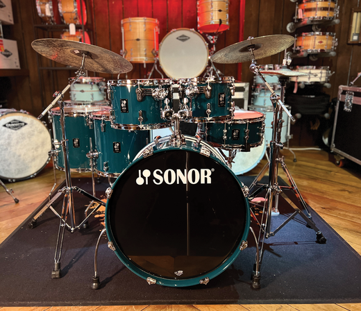 Sonor AQ1 Stage Set 6-piece Drum Kit in Caribbean Blue