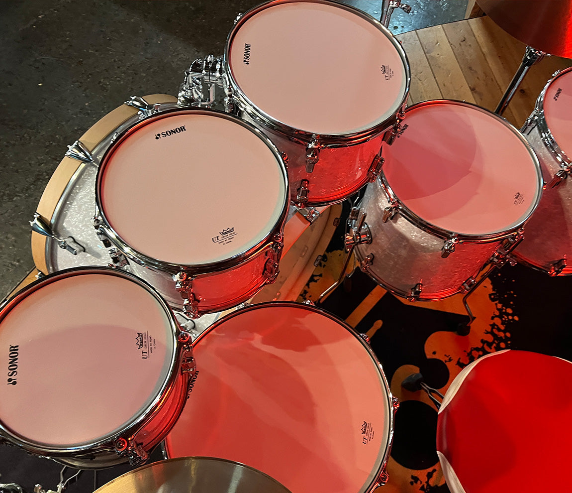 Ex-Demo Sonor AQ2 Stage Set 7-piece Shell Pack in White Pearl