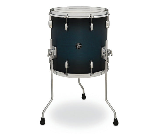 Gretsch Renown Maple 14" x 14" Floor Tom in Satin Antique Blue Burst